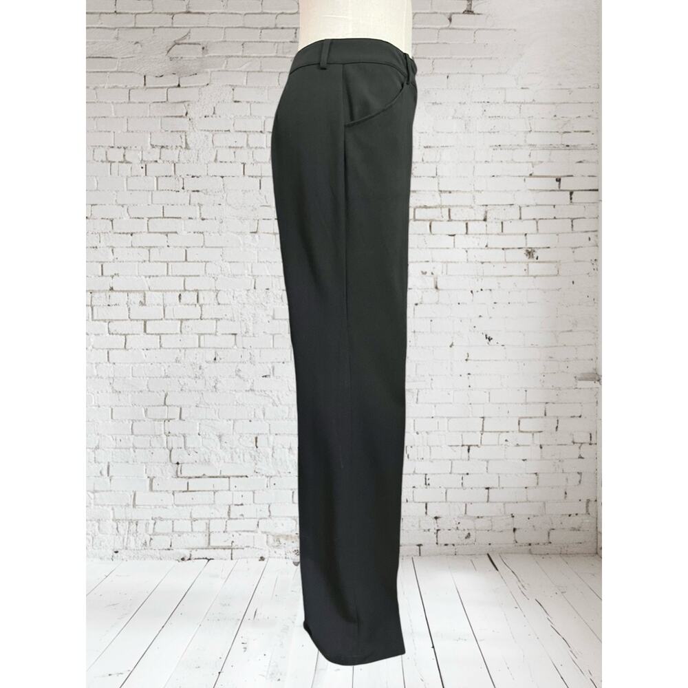 St. John Womens Classic Stretchy Black Straight Leg Long Career Pants Size 12 - Picture 6 of 10
